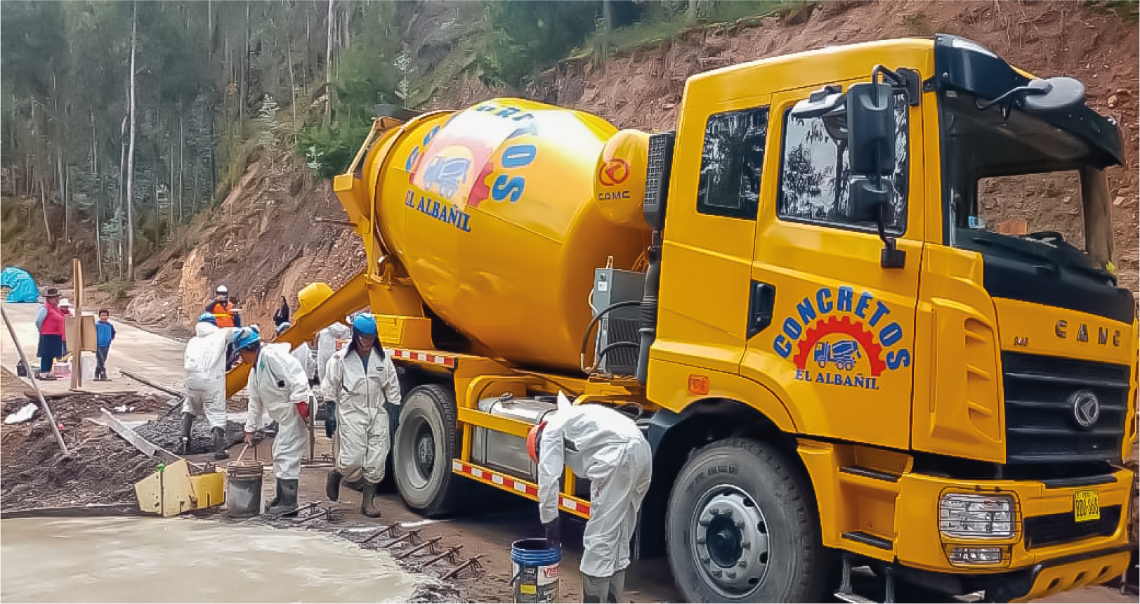 Camión Mixer Concretos El Albañil